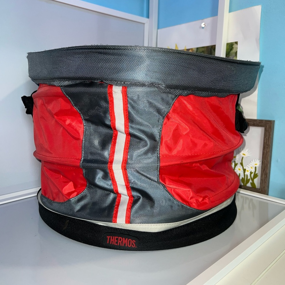 Thermos Men's Bag in Red and Gray